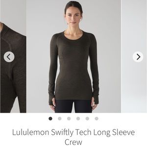 Lululemon swiftly long sleeve crew